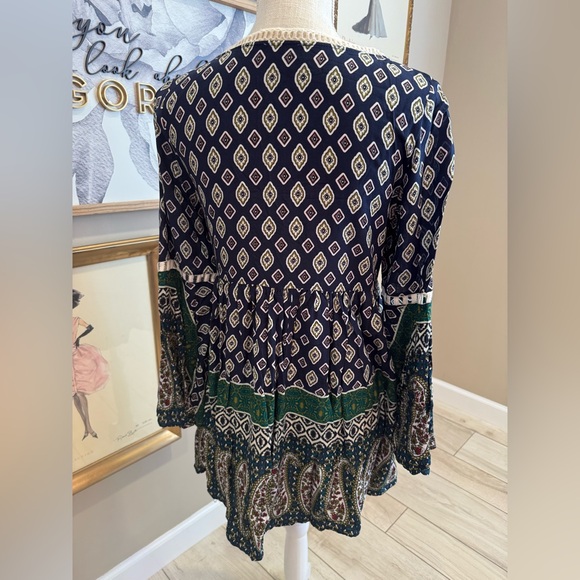 UMGEE Bohemian Bell Sleeve Blouse or Dress - Picture 5 of 8